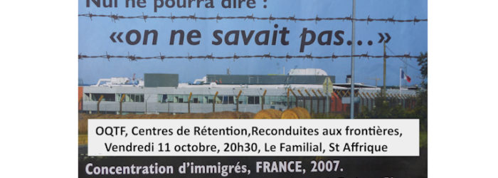 O.Q.T.F. et Centres de rétention, par Neus Viala